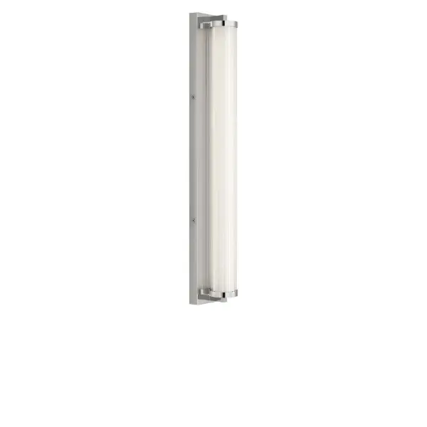 Collection: Weston Rooms: Bathroom, Bedroom, Entry Room/Hallway Finish: Chrome Glass: Transparent Polycarbonate Shade Width: 28.00" Height: 4.25" Length: 3.87" Weight: 6.00 lb Extension from Wall: 3.87" Canopy: DP:1" W:28" H:4.25" Rectangle Bulbs Included Maximum Wattage: 24.00 W Bulb Base: Dedicated Light Source: LED Light Output: 1500.00 lm Color Temperature: 2700 K CRI: 90 Voltage: 120.00 V Material: Aluminum Country of Origin: Thailand Safety Listing: ETL Safety Rating: DAMP ADA Title 24 LED Spec Sheet