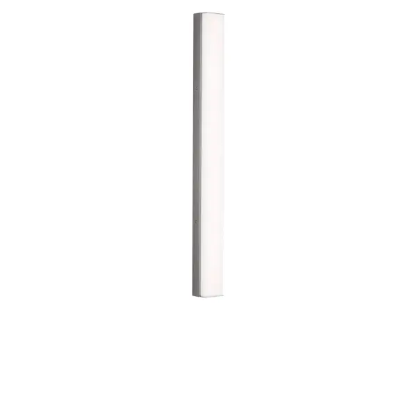 Collection: Panna Rooms: Bathroom, Bedroom, Entry Room/Hallway Finish: Brushed Nickel Glass: White Acrylic Diffusor Width: 30.00" Height: 3.00" Length: 1.87" Weight: 3.00 lb Extension from Wall: 1.87" Canopy: DP:1.87" W:30" H:3" Rectangle Bulbs Included Maximum Wattage: 30.50 W Bulb Base: Dedicated Light Source: LED Light Output: 2000.00 lm Color Temperature: 2700 K CRI: 90 Voltage: 120.00 V Material: Aluminum Country of Origin: Thailand Safety Listing: ETL Safety Rating: DAMP ADA Title 24 LED Spec Sheet