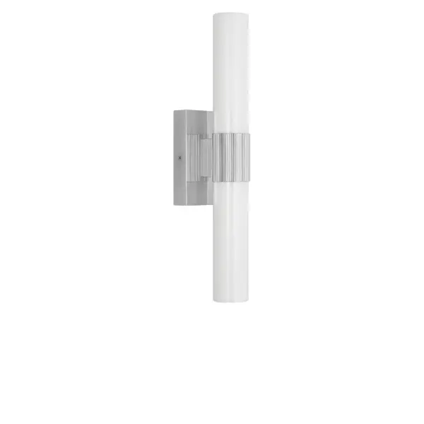 Collection: Sarco Rooms: Bathroom, Bedroom, Entry Room/Hallway Finish: Chrome Glass: White Acrylic Shade Width: 18.00" Height: 4.50" Length: 3.90" Weight: 3.00 lb Extension from Wall: 3.90" Canopy: DP:1" W:6" H:4.5" Rectangle Bulbs Included Maximum Wattage: 16.00 W Bulb Base: Dedicated Light Source: LED Light Output: 1200.00 lm Color Temperature: 2700 K CRI: 90 Voltage: 120.00 V Material: Aluminum Country of Origin: Thailand Safety Listing: ETL Safety Rating: DAMP ADA Title 24 LED Spec Sheet