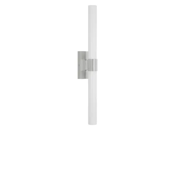 Collection: Sarco Rooms: Bathroom, Bedroom, Entry Room/Hallway Finish: Chrome Glass: White Acrylic Shade Width: 30.00" Height: 5.00" Length: 3.90" Weight: 3.00 lb Extension from Wall: 3.90" Canopy: DP:1" W:7" H:5" Rectangle Bulbs Included Maximum Wattage: 28.00 W Bulb Base: Dedicated Light Source: LED Light Output: 2000.00 lm Color Temperature: 2700 K CRI: 90 Voltage: 120.00 V Material: Aluminum Country of Origin: Thailand Safety Listing: ETL Safety Rating: DAMP ADA Title 24 LED Spec Sheet