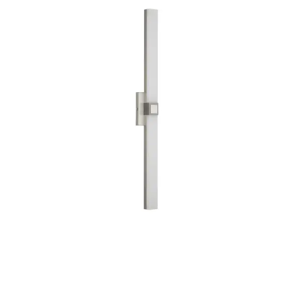 Collection: Fentress Rooms: Bathroom, Bedroom, Entry Room/Hallway Finish: Brushed Nickel Glass: White Acrylic Shade Width: 36.00" Height: 4.50" Length: 2.50" Weight: 4.00 lb Extension from Wall: 2.50" Canopy: DP:0.8" W:6" H:4.5" Rectangle Bulbs Included Maximum Wattage: 34.00 W Bulb Base: Dedicated Light Source: LED Light Output: 2400.00 lm Color Temperature: 2700 K CRI: 90 Voltage: 120.00 V Material: Aluminum Country of Origin: Thailand Safety Listing: ETL Safety Rating: DAMP ADA Title 24 LED Spec Sheet