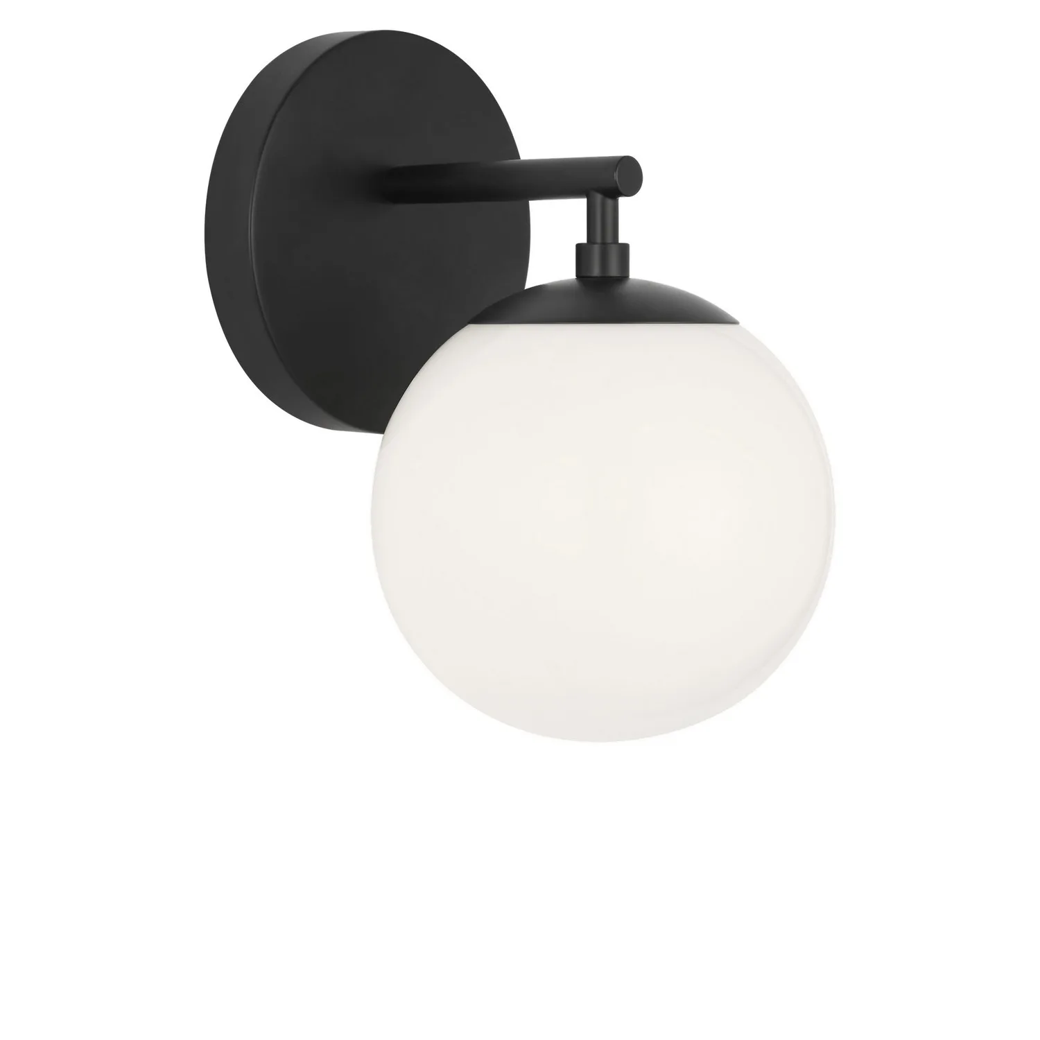 Nube One Light Vanity in Midnight Black