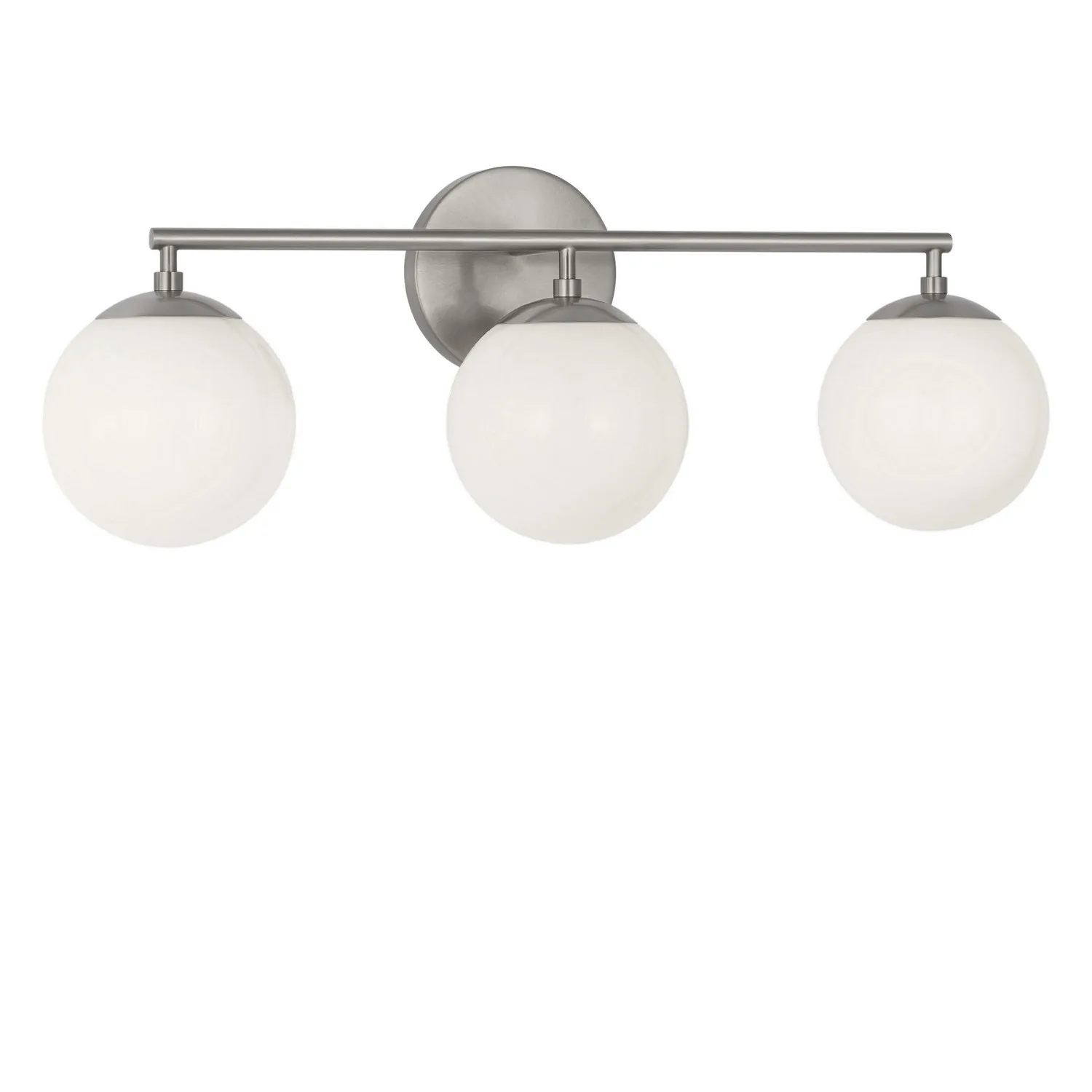 Nube Three Light Vanity in Brushed Nickel