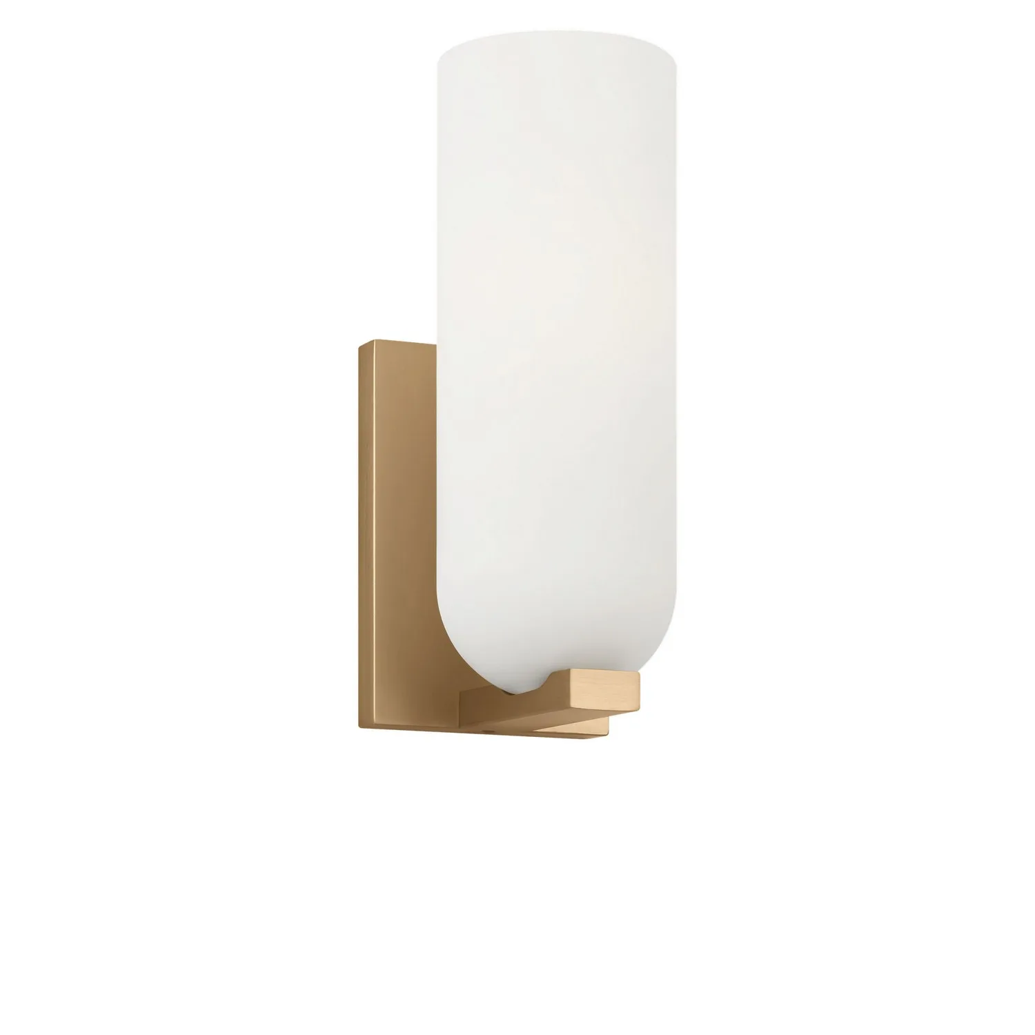 Neblina One Light Vanity in Satin Brass