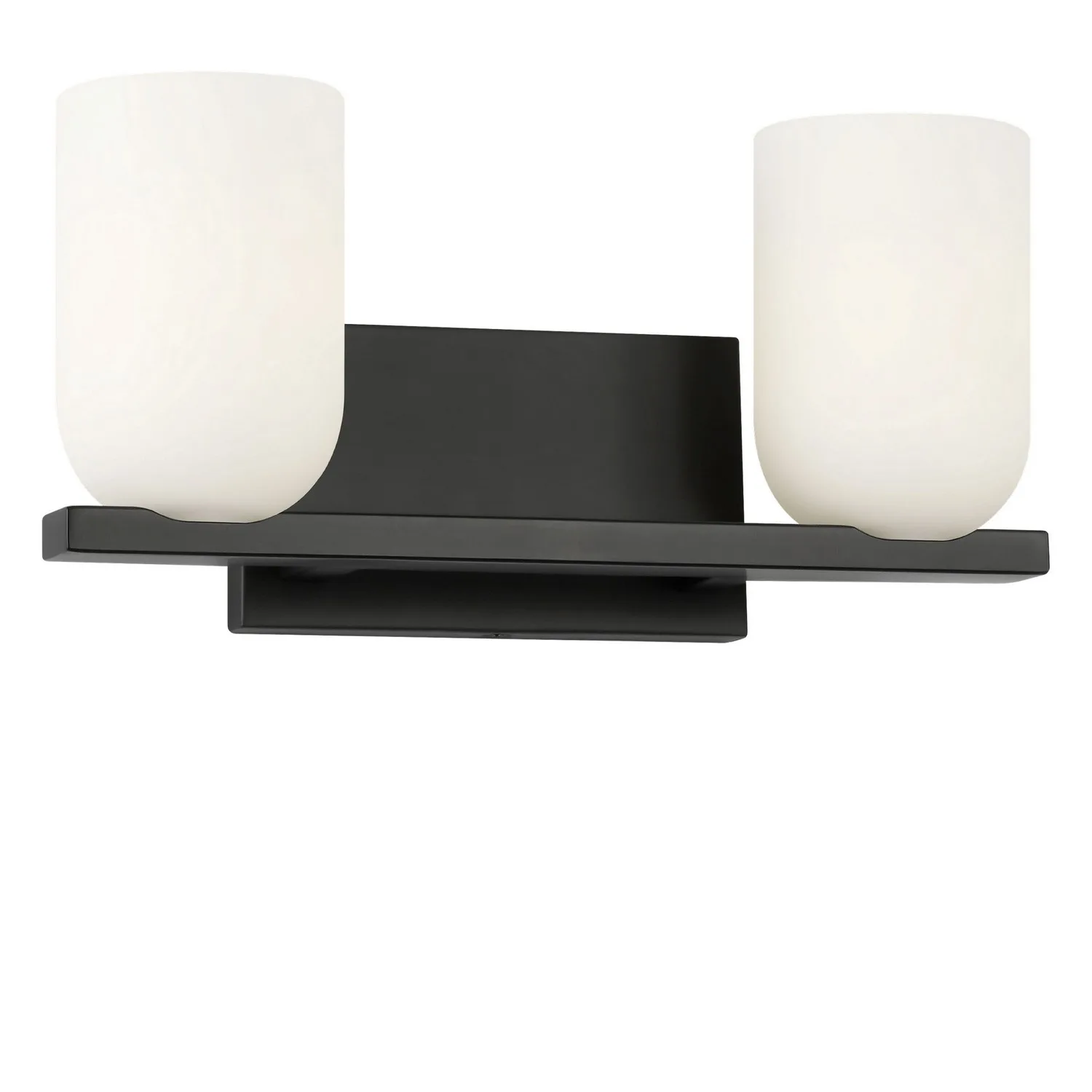 Neblina Two Light Vanity in Midnight Black