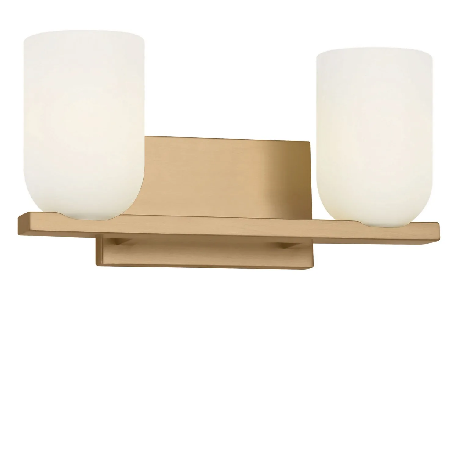 Neblina Two Light Vanity in Satin Brass