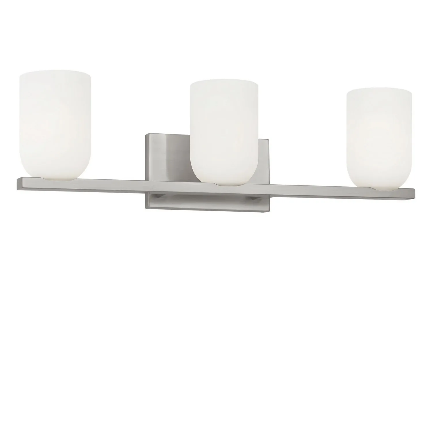 Neblina Three Light Vanity in Brushed Nickel