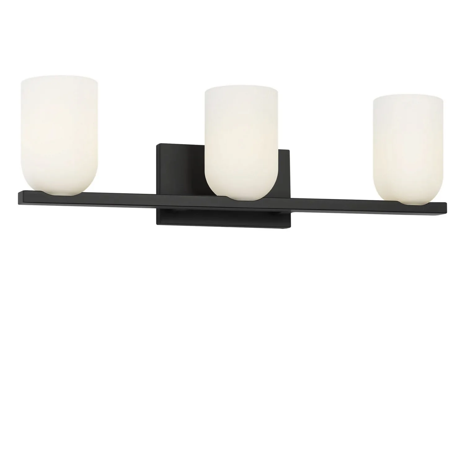 Neblina Three Light Vanity in Midnight Black