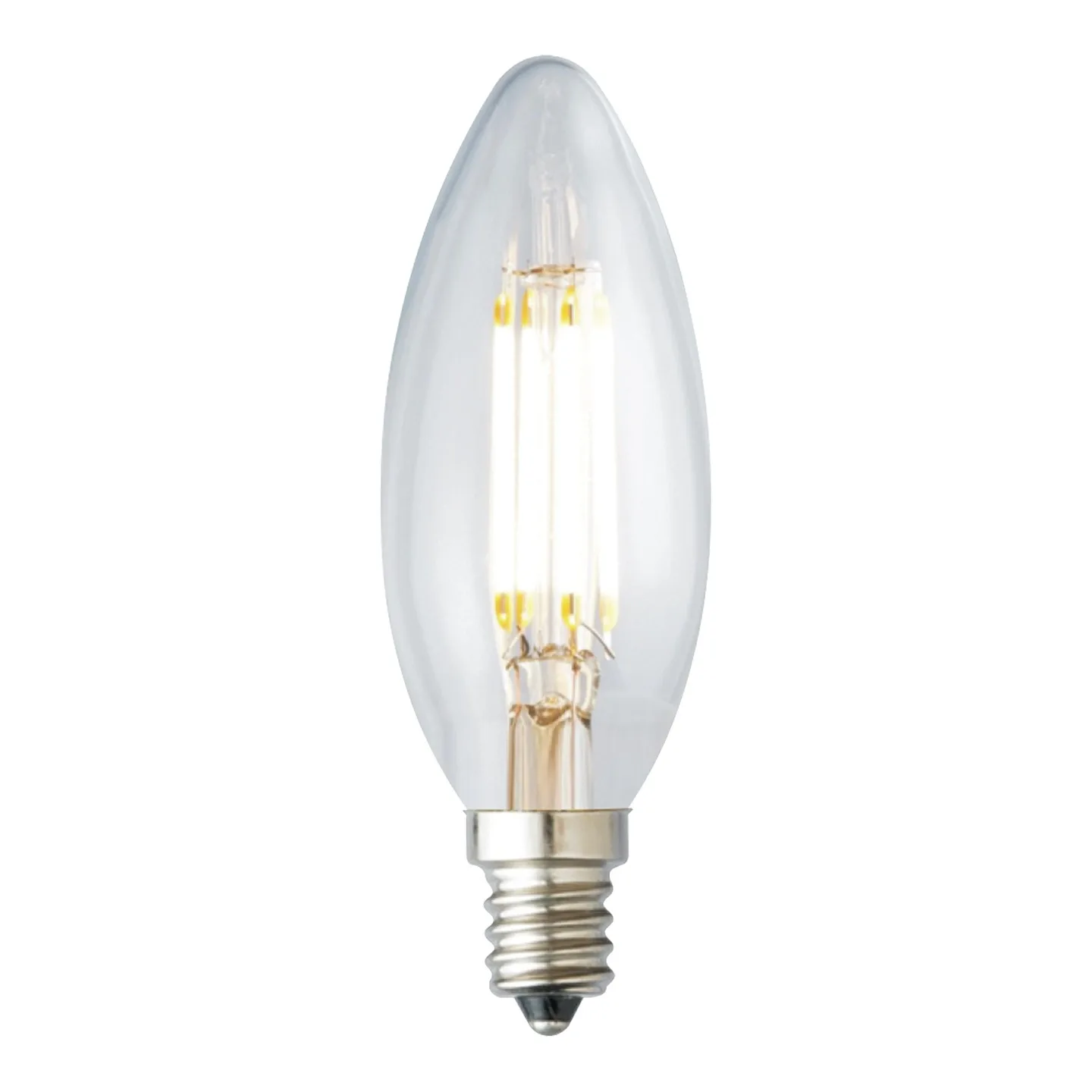 3.5W LED Torpedo Candelabra Bulb - 2700K Warm White