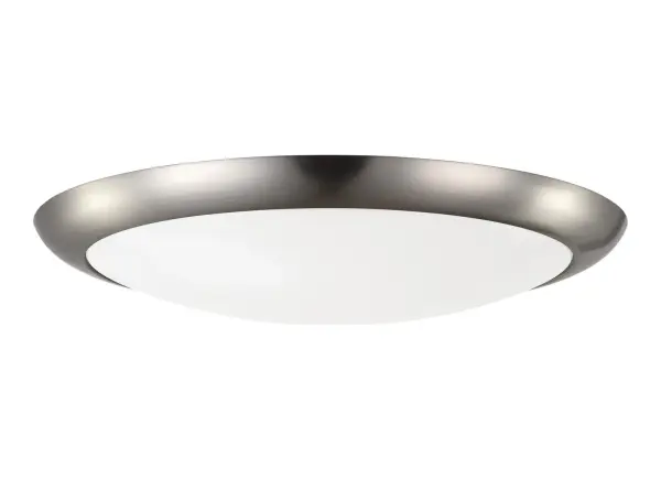 Collection: Hugger Light Kit Rooms: Bedroom, Family Room, Office Finish: Brushed Steel Glass: Brushed Steel Width: 12.38" Height: 4.50" Length: 12.38" Weight: 3.08 lb Wire: 6`` Bulbs Included Number of Bulbs: 3 Maximum Wattage: 6.00 W Bulb Type: B Torpedo Bulb Base: Candelabra Light Source: LED Light Output: 480.00 lm Color Temperature: 3000 K CRI: 90 Rated Average Life: 25000 Voltage: 120.00 V Material: Stamped Steel Country of Origin: Taiwan Safety Listing: cETL Safety Rating: Dry Connection: Hardwired Title 24 LED Spec Sheet Instructions Parts Diagram