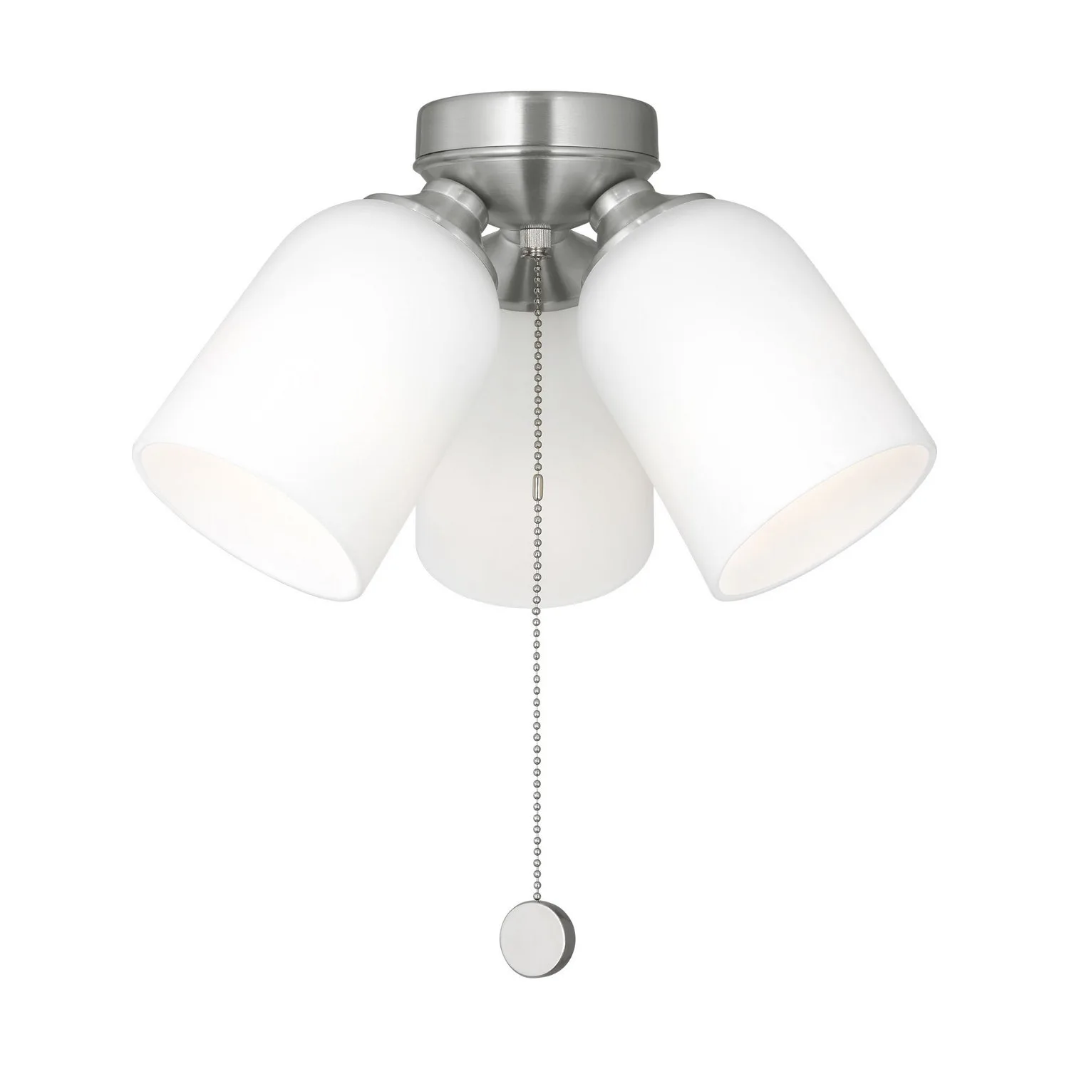 Emile Fan Light Kit in Brushed Nickel