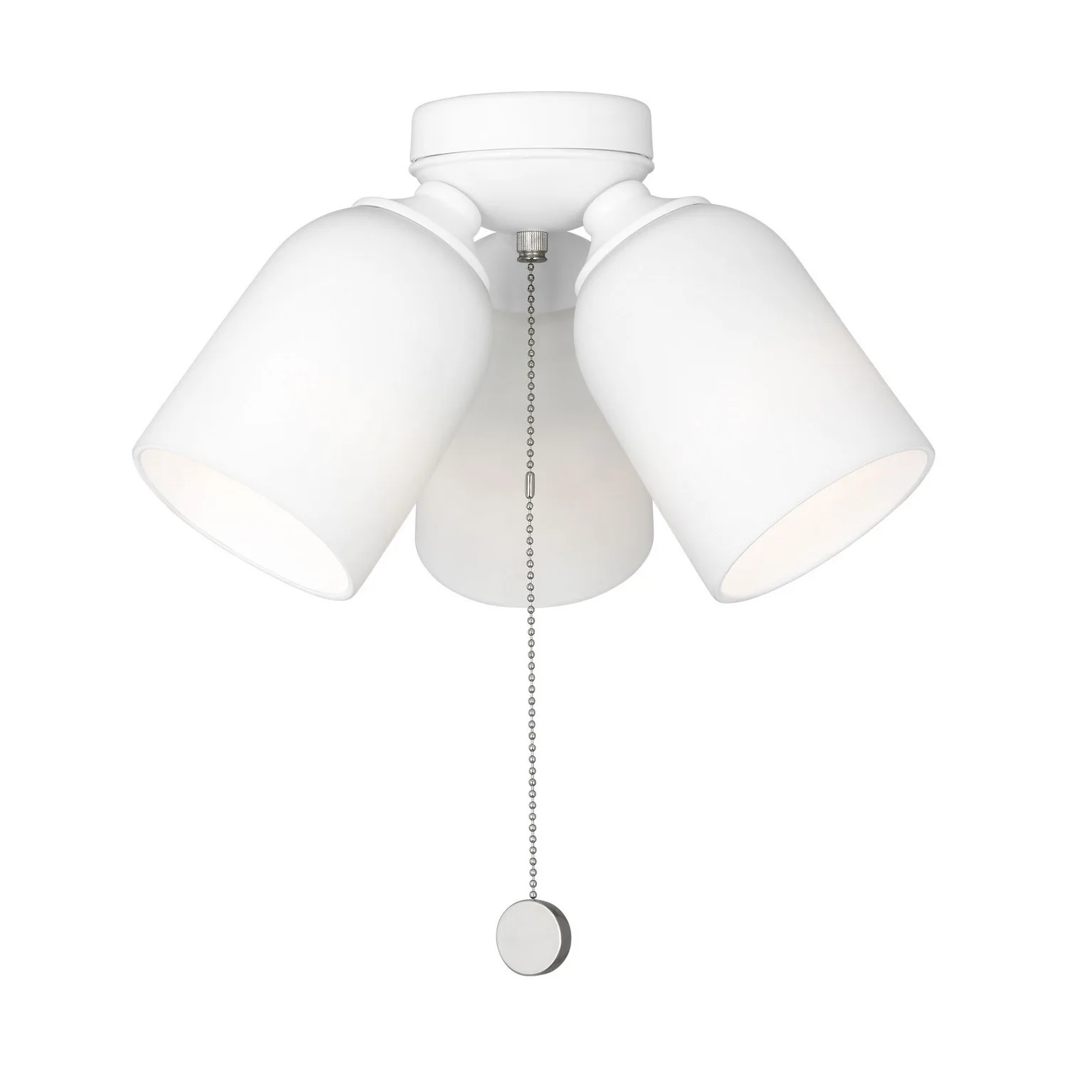 Emile Fan Light Kit in Matte White