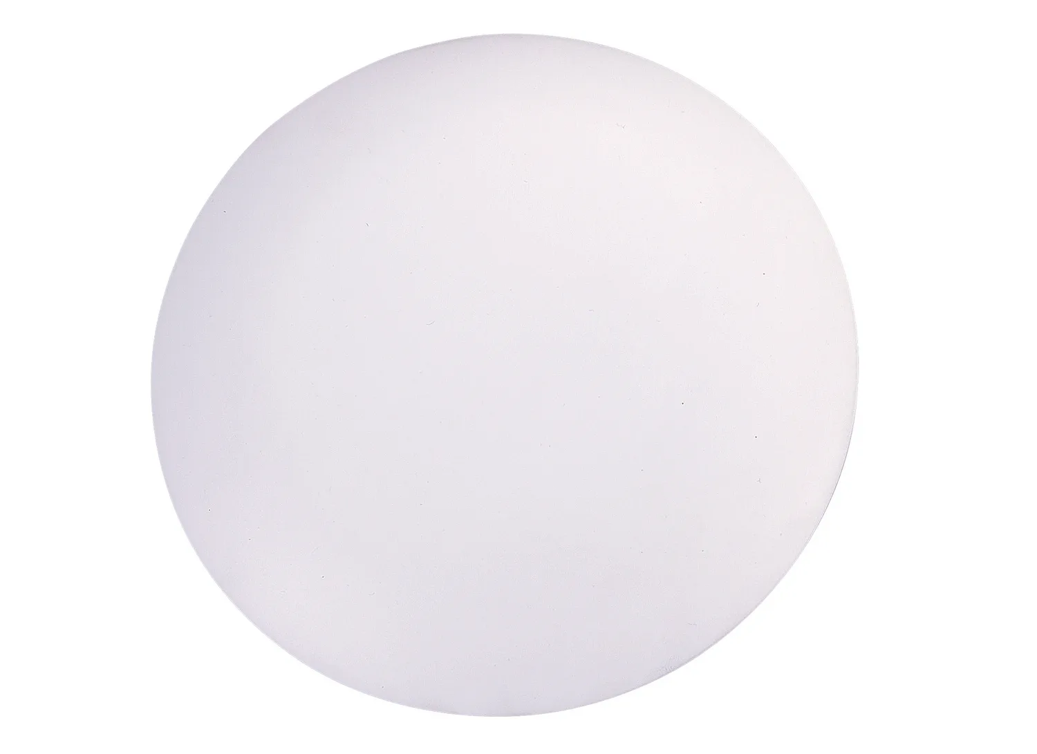 Discus Blanking Plate in Matte White