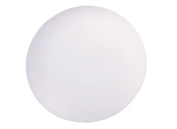 Collection: Discus Rooms: Bedroom, Family Room, Office Finish: Matte White Width: 8.75" Height: 1.50" Length: 8.75" Weight: 1.00 lb Country of Origin: China Spec Sheet Instructions Parts Diagram