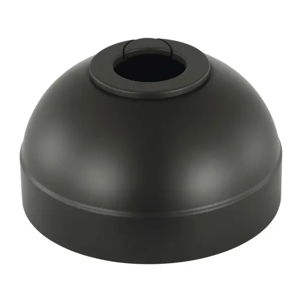 A versatile canopy kit in sleek Midnight Black finish that provides a polished ceiling transition for fan installations. The compact steel construction offers durability while maintaining a low-profile aesthetic.