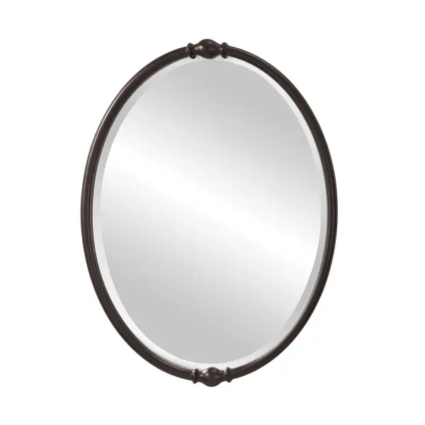 The Jackie Mirror combines traditional framing with an oil rubbed bronze finish for versatile appeal. Its 24x33-inch size works well in bathrooms and entryways, offering both function and style without overwhelming smaller spaces.