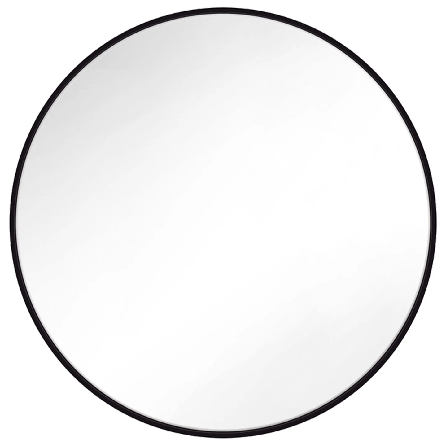 Kit 30" Round Mirror in Midnight Black