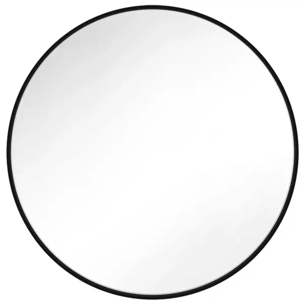 Kit 30" Round Mirror in Midnight Black