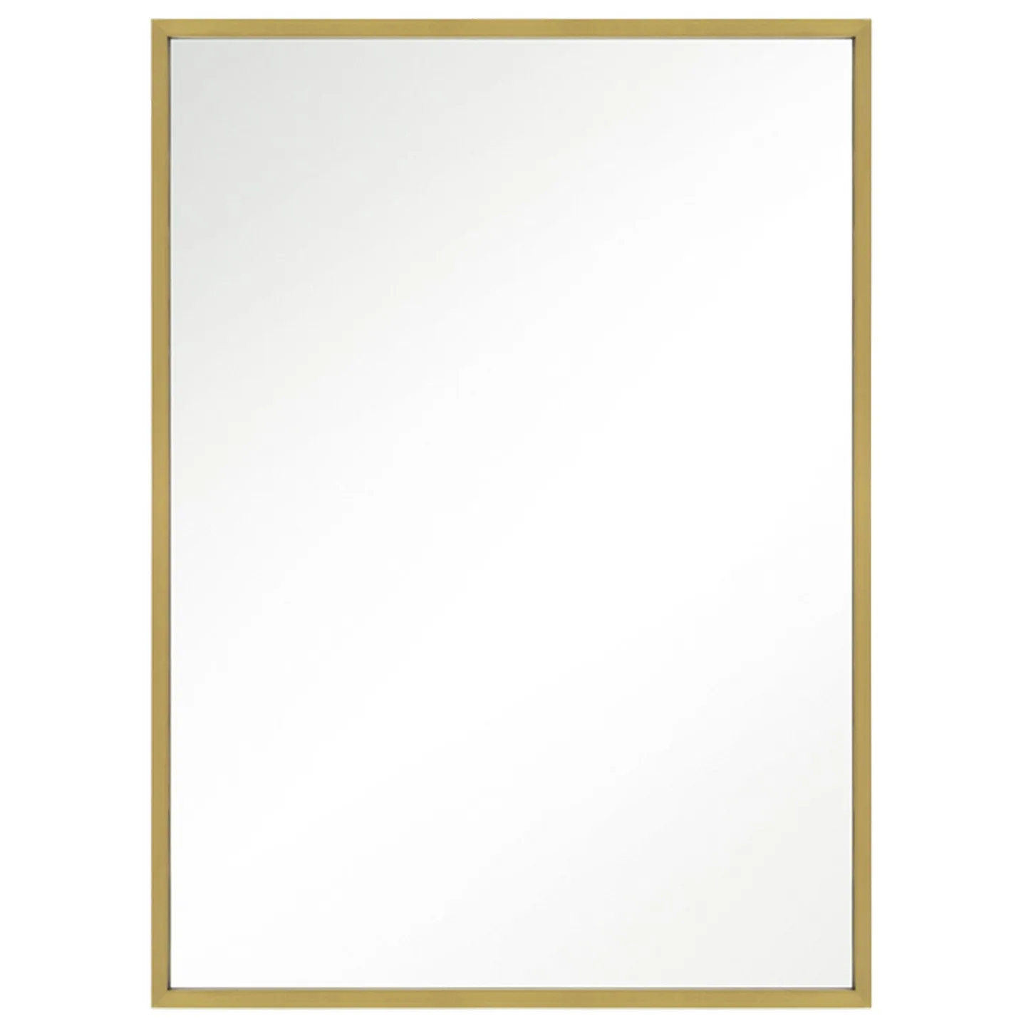 Kit Mirror in Burnished Brass