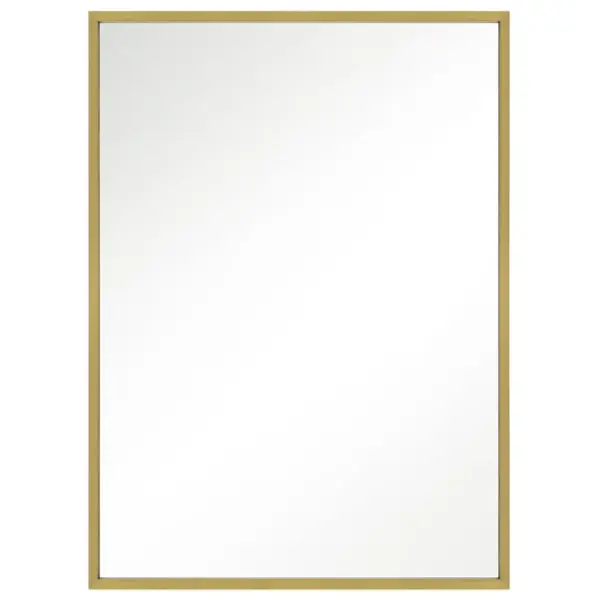 Kit Mirror in Burnished Brass