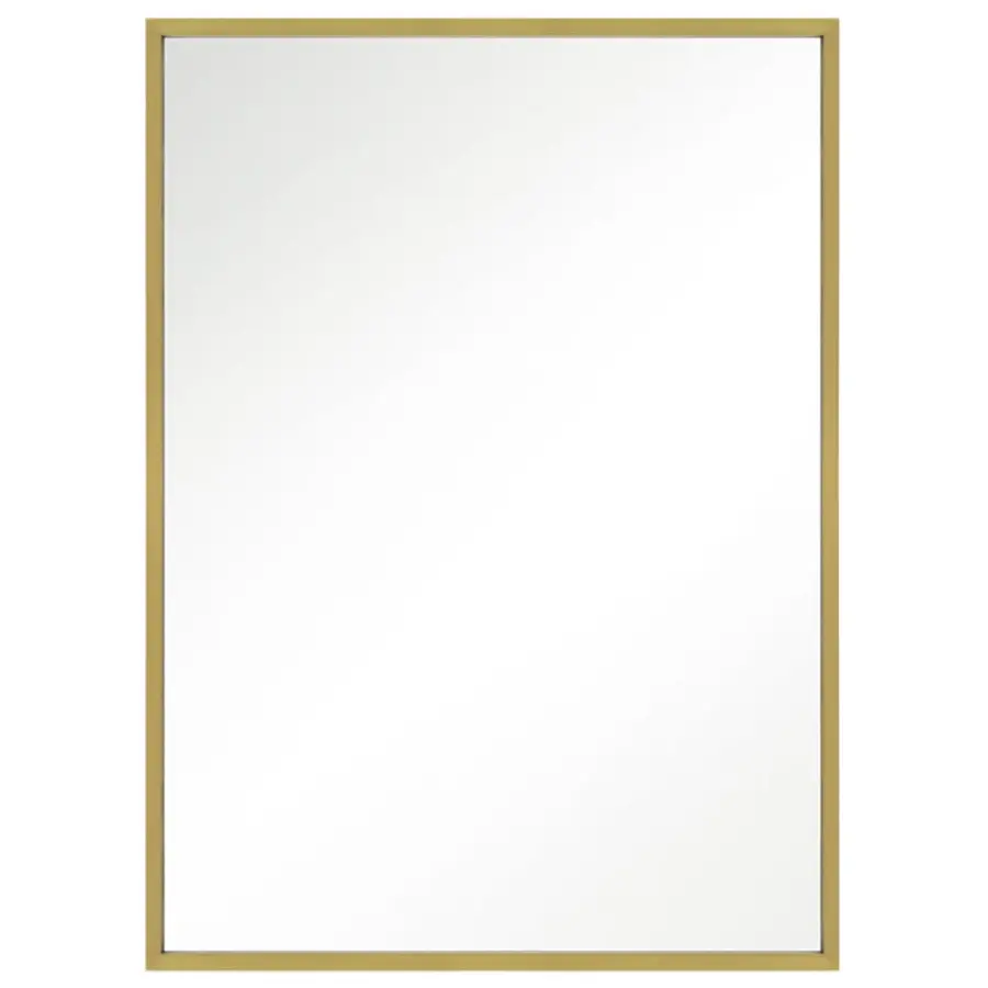 Kit Mirror in Burnished Brass