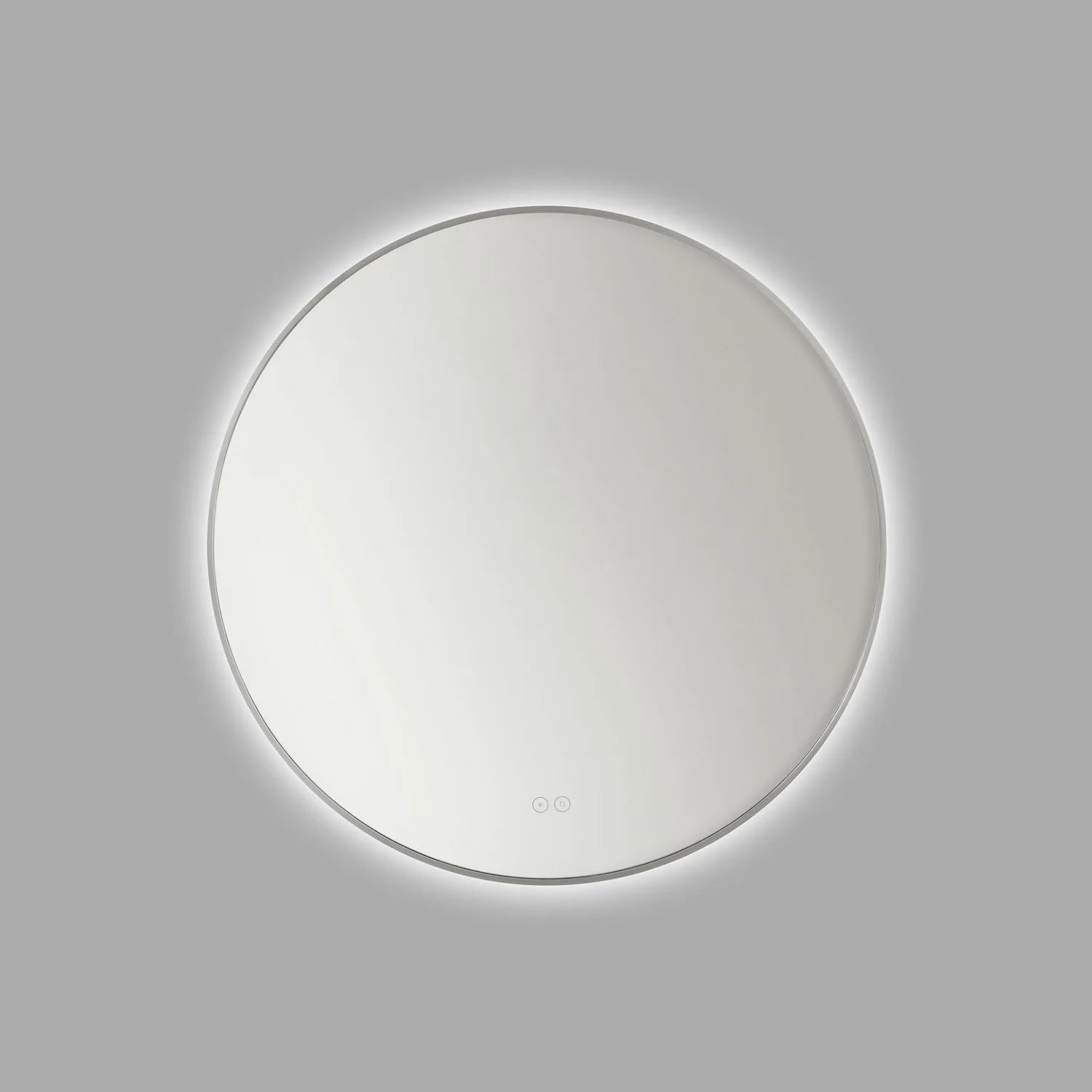 Cadre 30" LED Lighted Mirror in Brushed Nickel