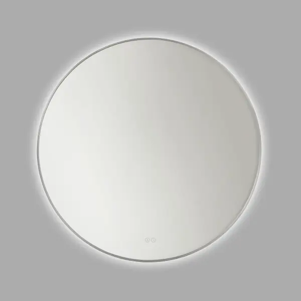 The Cadre mirror combines functional lighting with sleek contemporary design. Its integrated LED system offers color temperature adjustment (3000K) and dimming capabilities, making it ideal for grooming tasks while adding ambient lighting.