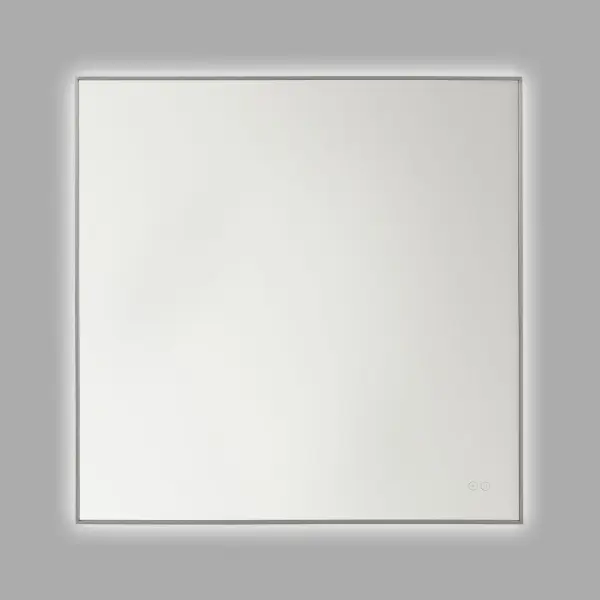 The Cadre mirror combines functional lighting with sleek contemporary design. Its integrated LED system offers color temperature adjustment (3000K) and dimming capabilities, making it ideal for grooming tasks and ambient lighting.