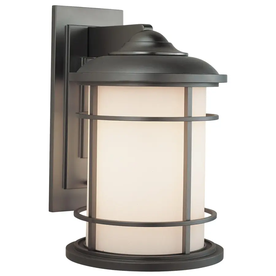 Lighthouse Outdoor Wall Lantern in Burnished Bronze