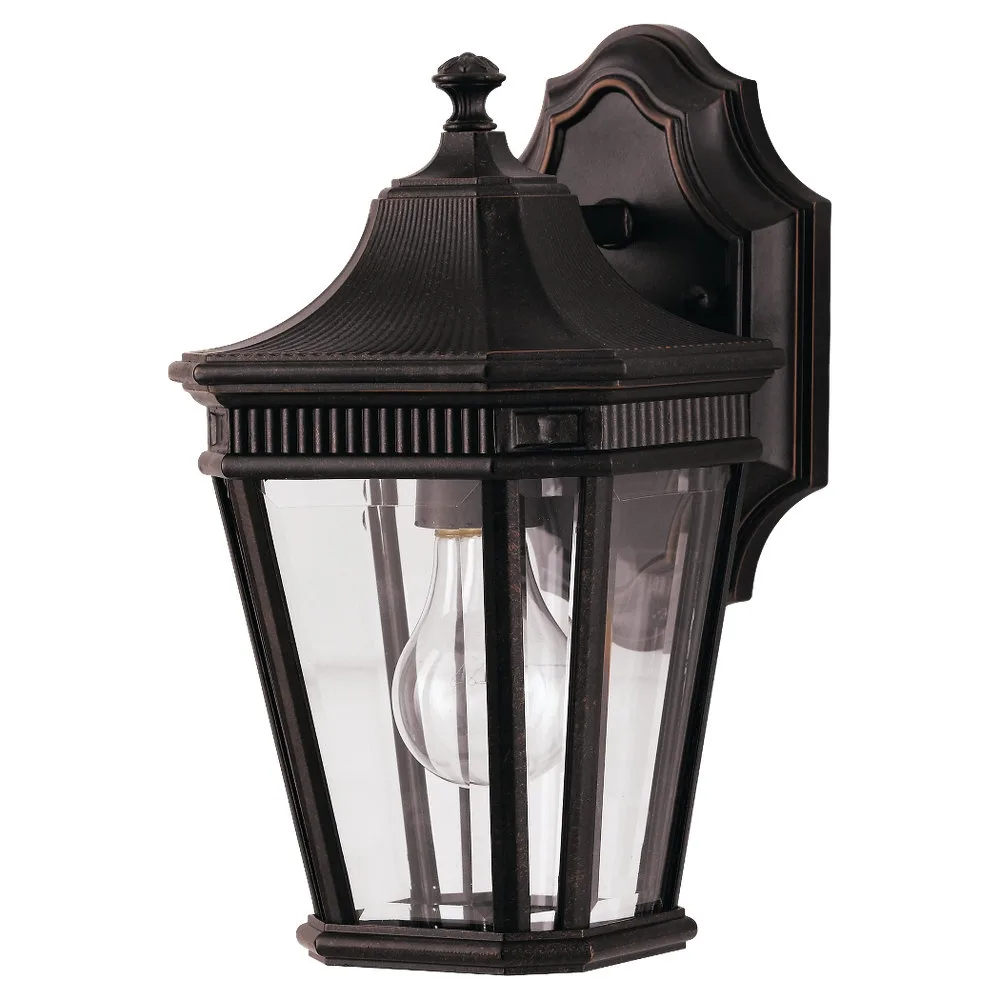 Cotswold Lane Outdoor Wall Lantern in Grecian Bronze