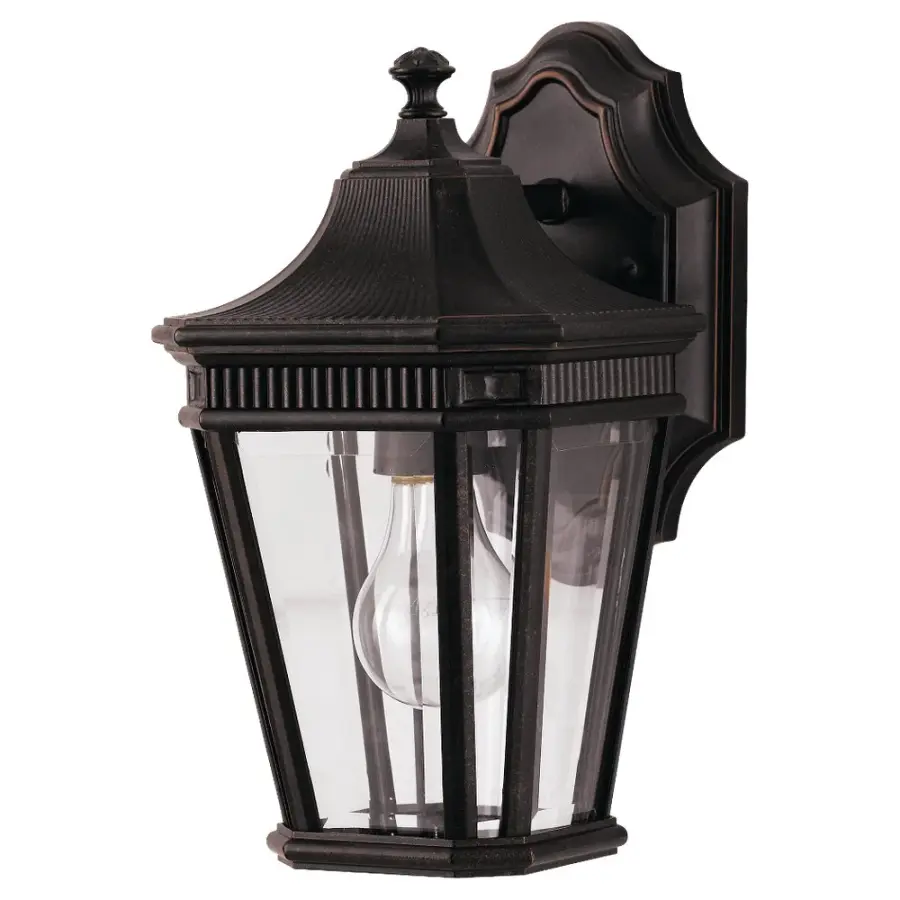 Cotswold Lane Outdoor Wall Lantern in Grecian Bronze