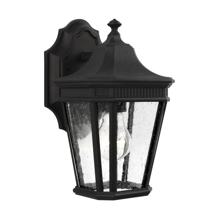 Cotswold Lane Outdoor Wall Lantern in Black