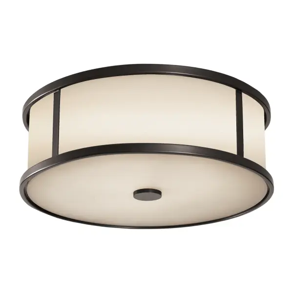 Collection: Dakota Designer: Feiss Rooms: Outdoor Finish: Espresso Glass: White Opal Etched Width: 14.00" Height: 4.88" Weight: 7.35 lb Wire: 8" Black/White Canopy: D:14'' H:1'' Round Number of Bulbs: 3 Maximum Wattage: 60.00 W Bulb Type: A19 Bulb Base: Medium Voltage: 120.00 V Material: Steel Country of Origin: Vietnam Safety Listing: UL Safety Rating: Damp Connection: Hardwired Title 24 Spec Sheet Instructions Parts Diagram