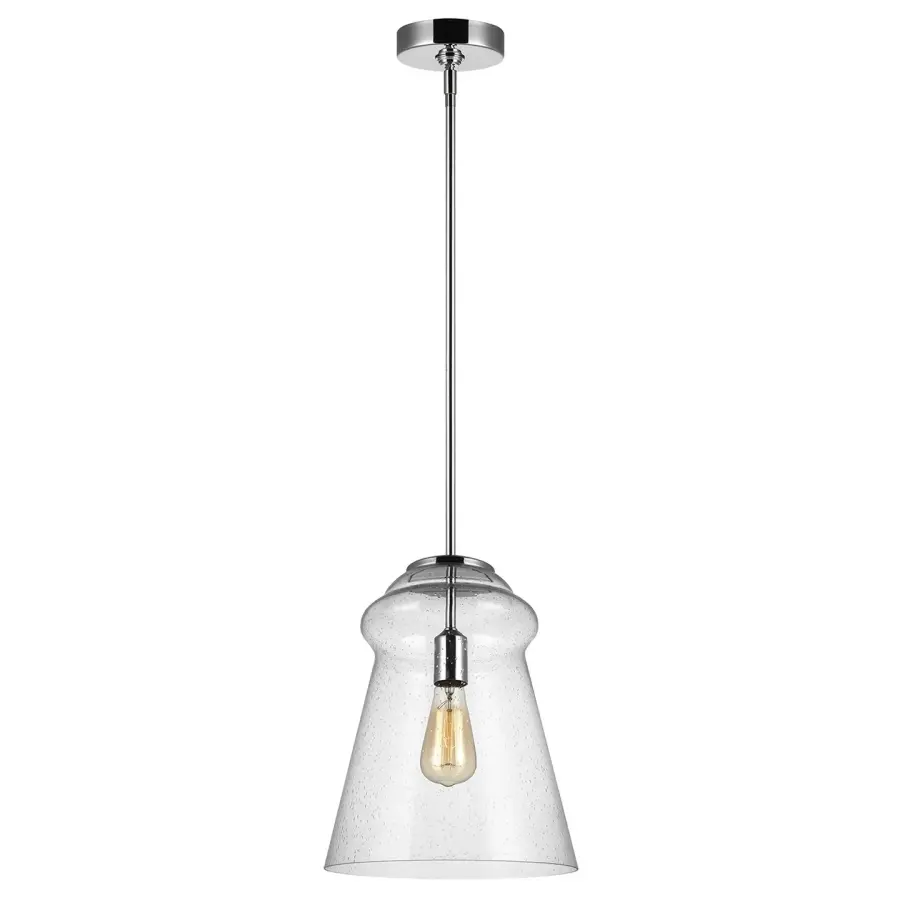 Loras One Light Pendant in Chrome