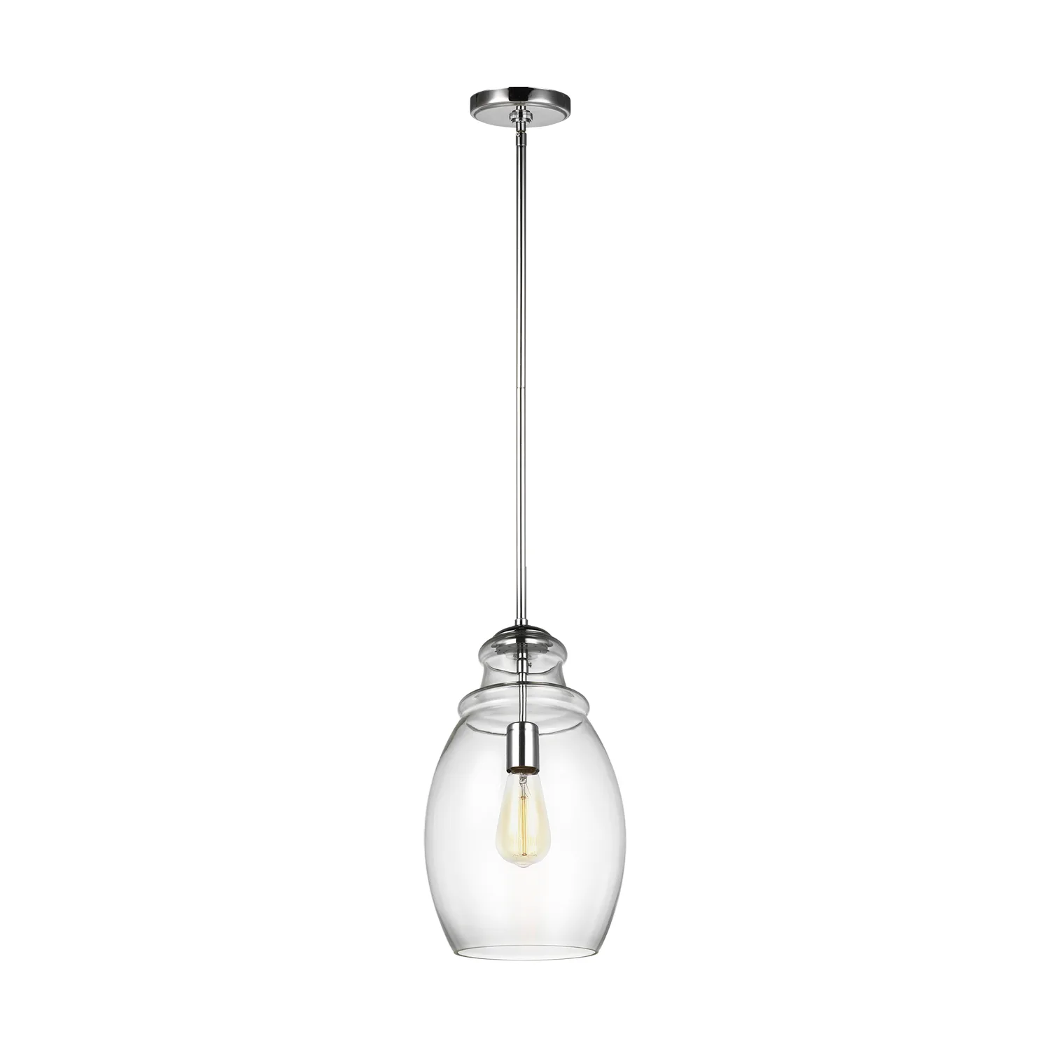 Marino One Light Pendant in Chrome