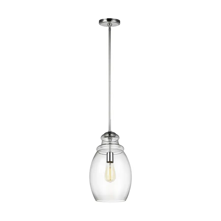 Marino One Light Pendant in Chrome