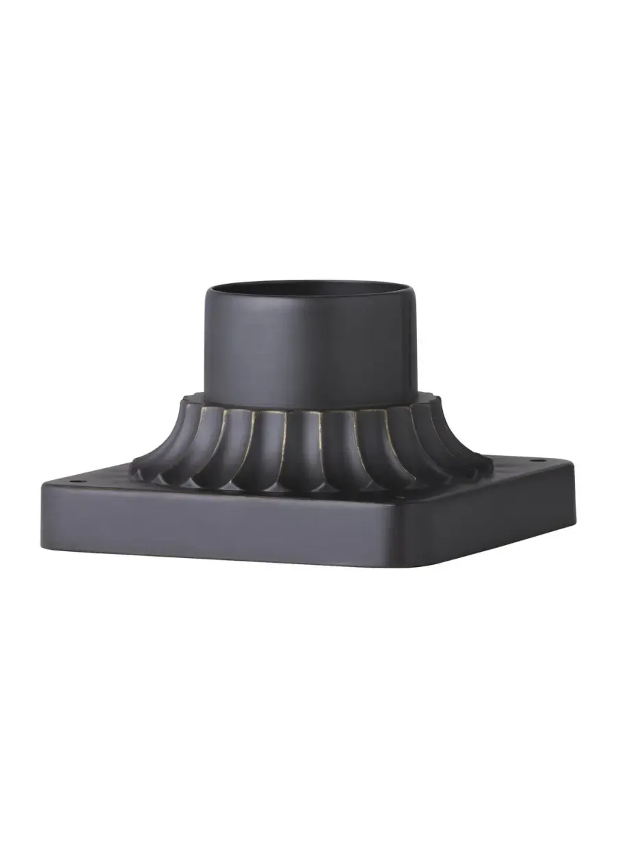 Outdoor Pier Mount Base in Antique Bronze