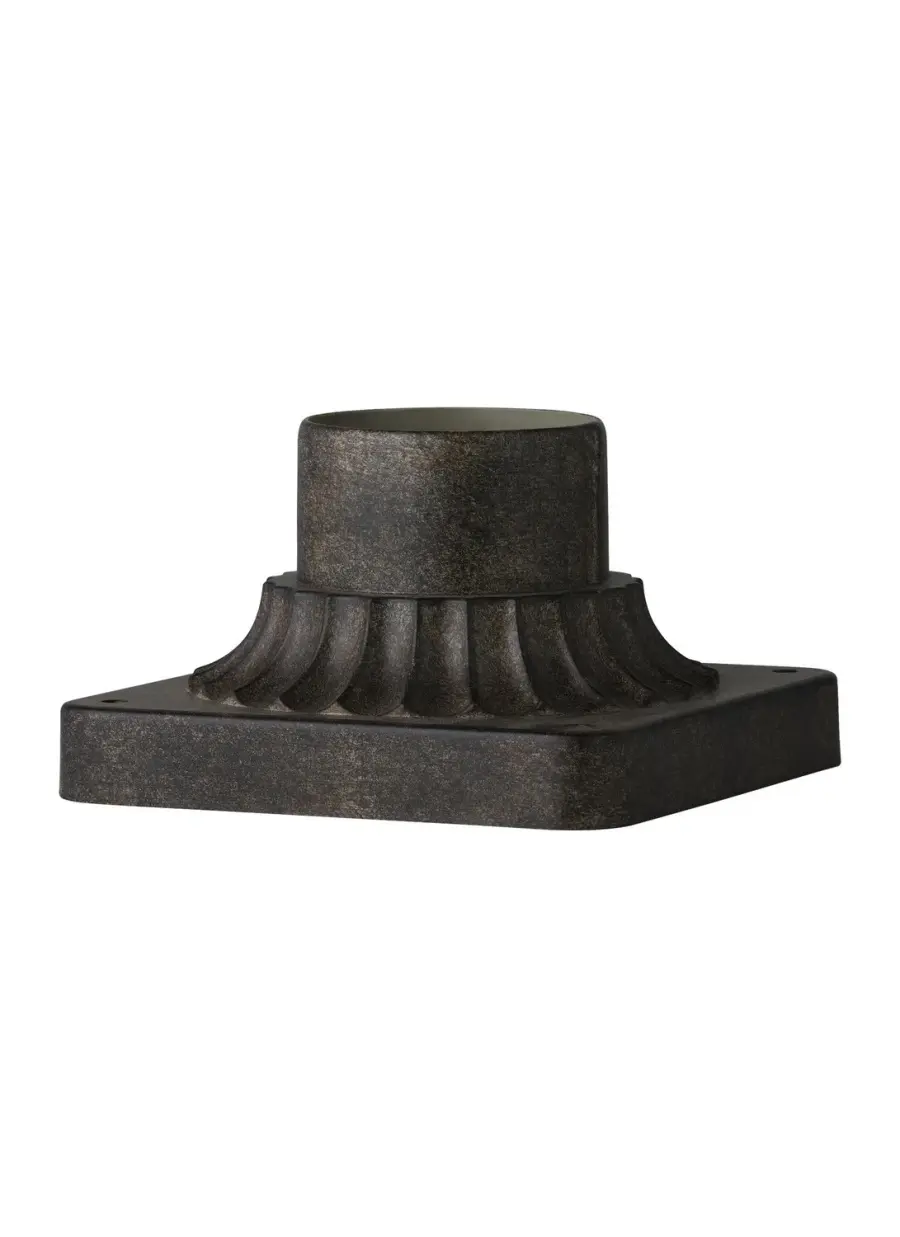 Outdoor Pier Mount Base in Sable