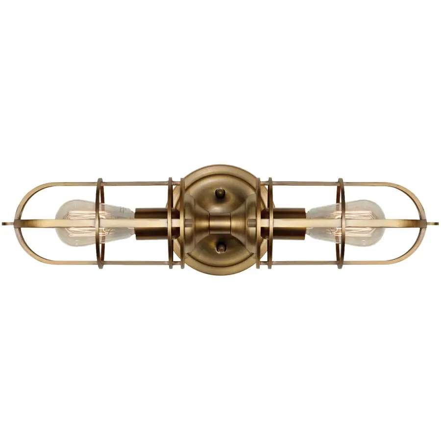 Urban Renewal Two Light Wall Bracket in Dark Antique Brass