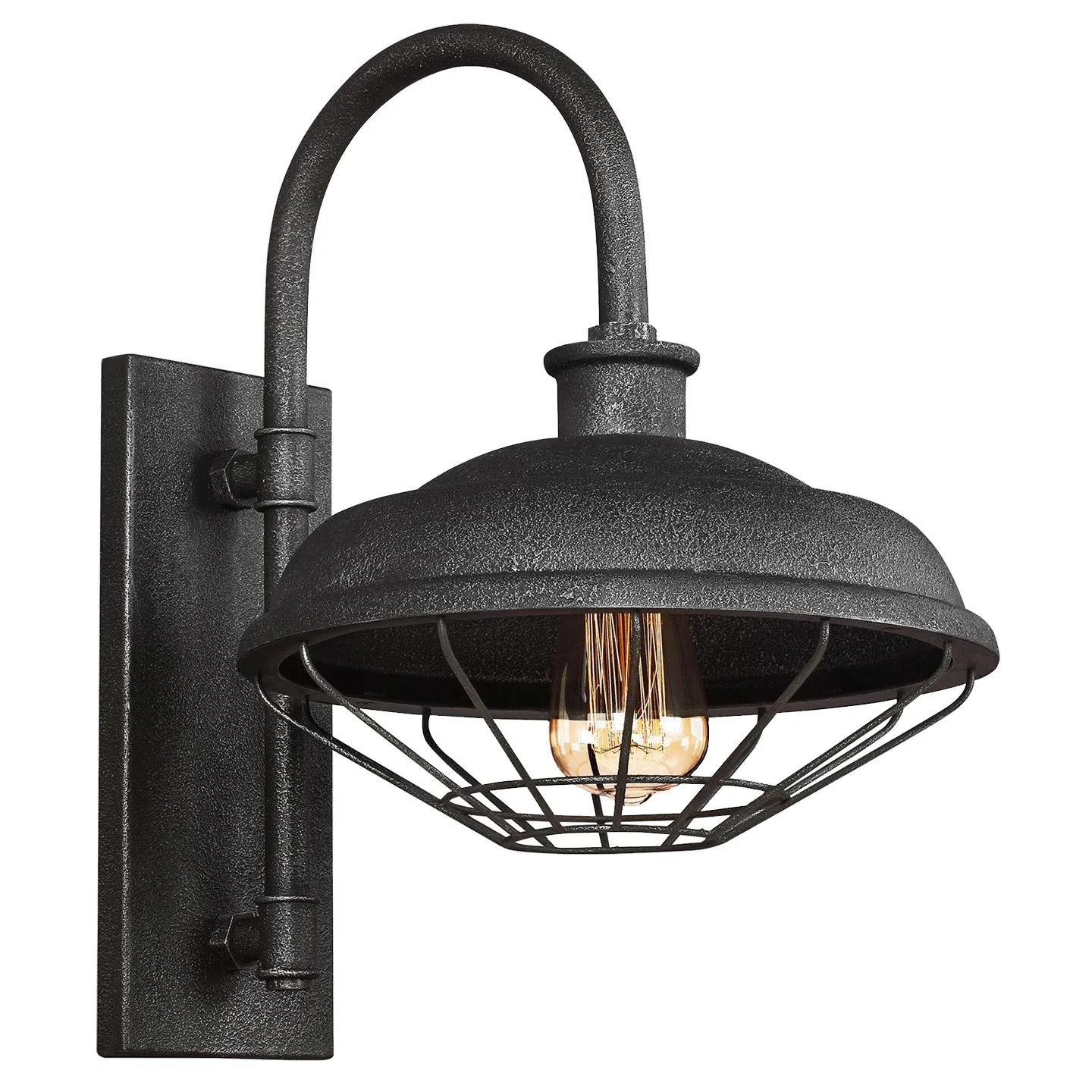 One Light Outdoor Wall Lantern 60.00W/A19/Medium