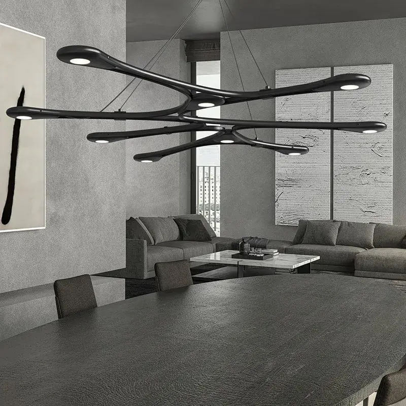 Contemporary LED Pendant with Sleek Aluminum Finish