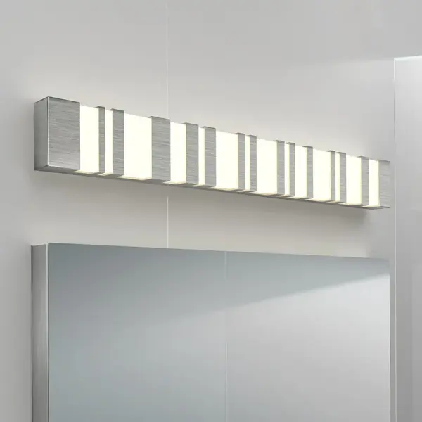 The Bath Notes LED Bath Bar delivers efficient, modern lighting for bathroom vanities. Its integrated LED technology provides bright, energy-efficient illumination ideal for grooming and daily routines.