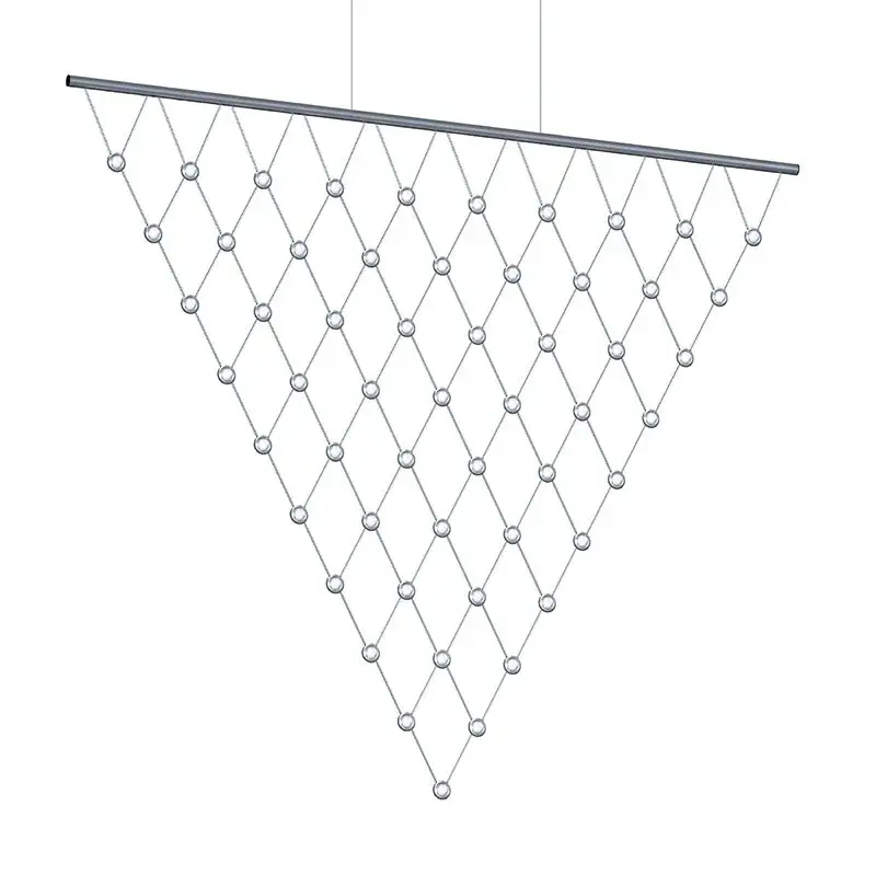 Constellation Galaxy Matrix Vertical LED Chandelier