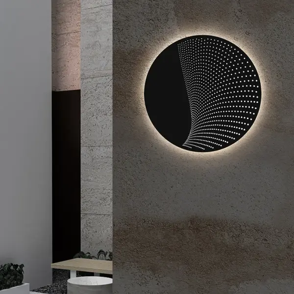 The Dotwave LED Sconce combines contemporary styling with energy-efficient LED technology. Its distinctive wave pattern and soft dove gray finish create subtle visual interest while providing functional illumination.