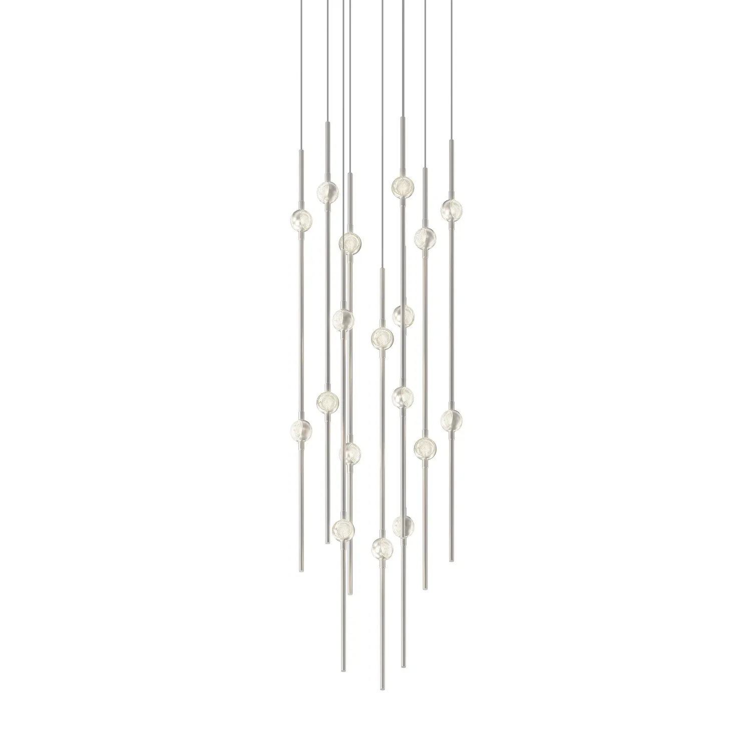 Constellation LED Pendant in Satin Nickel