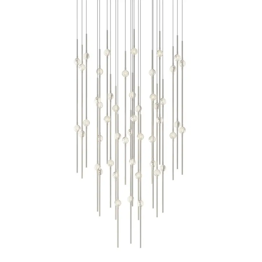 Constellation LED Pendant in Satin Nickel