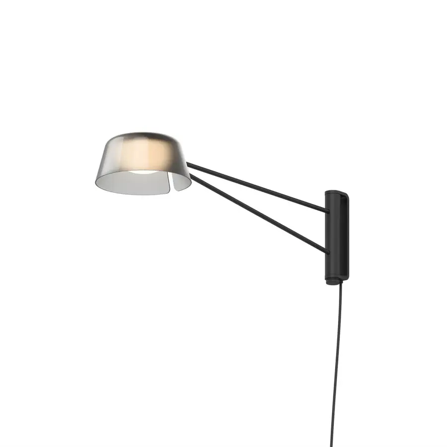 Ray LED Wall Lamp in Satin Black