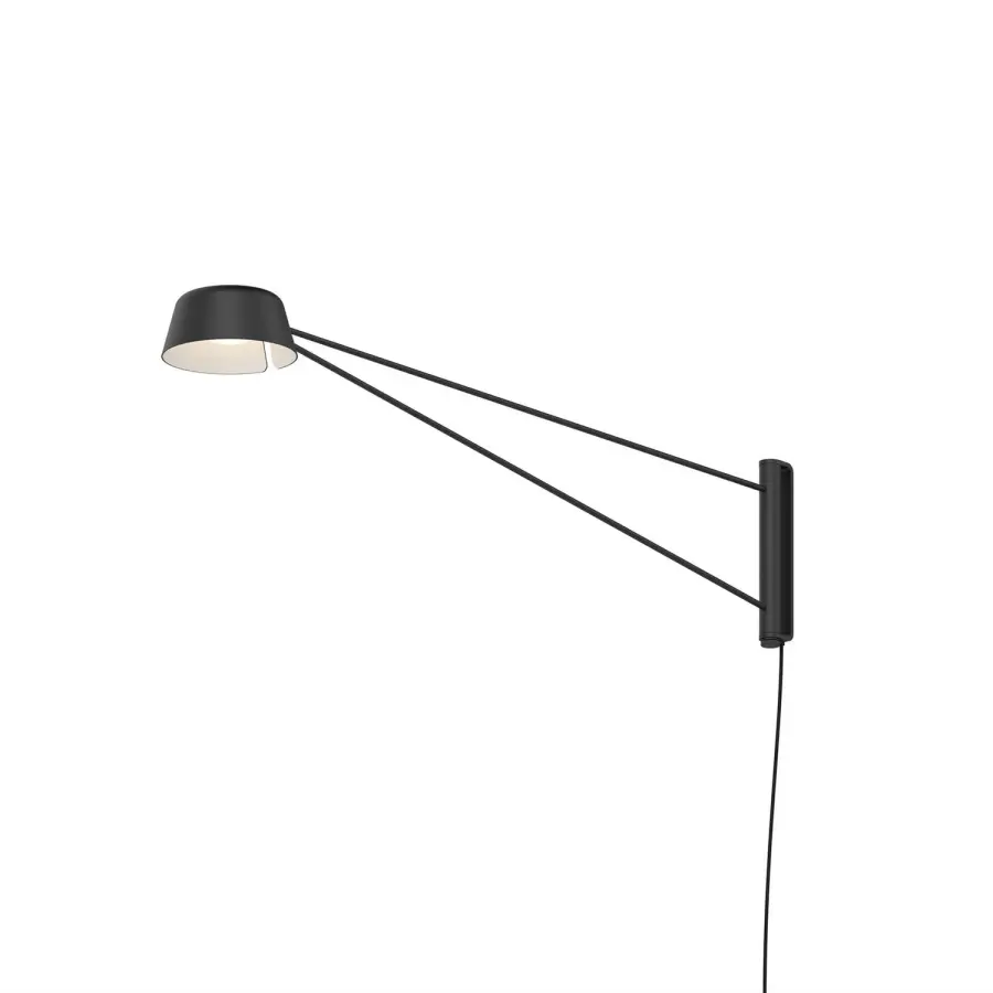 Ray LED Wall Lamp in Satin Black
