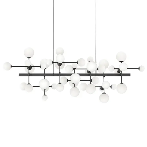 Nebula LED Pendant in Satin Black