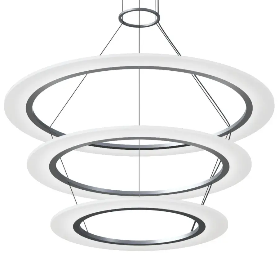 Arctic Rings LED Chandelier